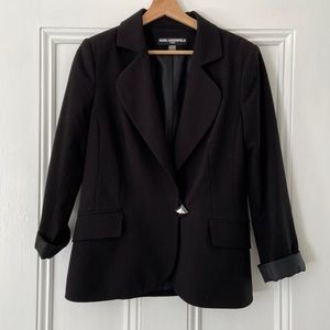 Karl Lagerfeld 80s vibe blazer